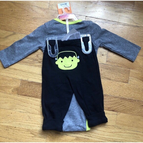 My First Halloween 6M Outfit nwt pants & ls onesie set - Picture 3 of 7
